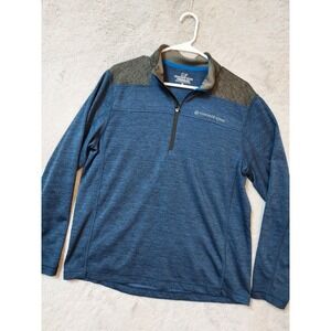 Vineyard Vines Performance Pullover Mens Medium Thermal Grid Fleece Quarte Zip M